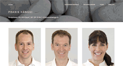 Desktop Screenshot of praxishaenggi.ch